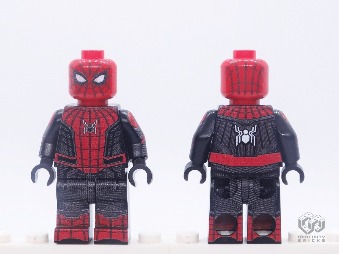 Spider-Man Black and Red suit, Far From Home | Adult Collectible Minifigure 15+