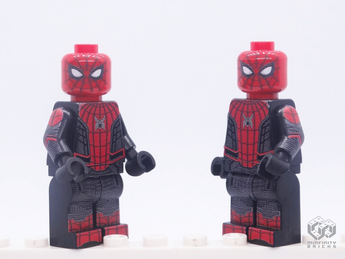Spider-Man Black and Red suit, Far From Home | Adult Collectible Minifigure 15+