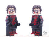 Spider-Man Battle-Damaged Black and Red suit, Far From Home