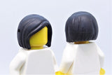 Hair part - Hair Short, Bob Cut (colors available: Black, Bright Light Orange)