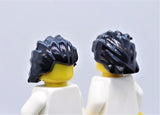 Hair part - Hair Messy, Combed Back (colors available: Black) (**this part is available for custom minifig order only)